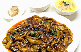 ナスの辛子醤油煮込み（魚香茄子）